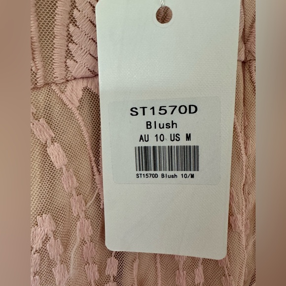 Saints and Secrets Anthropologie Mauve Off-The-Shoulder Dress, NWT, Size M - Picture 3 of 8